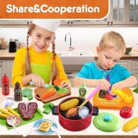 Нов Образователен Кухненски Комплект за Малки Готвачи 47 Части деца подарък, снимка 6 - Образователни игри - 45367570
