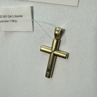 Златен кръст 1.54гр.НАМАЛЕН!!!, снимка 3 - Колиета, медальони, синджири - 45891177