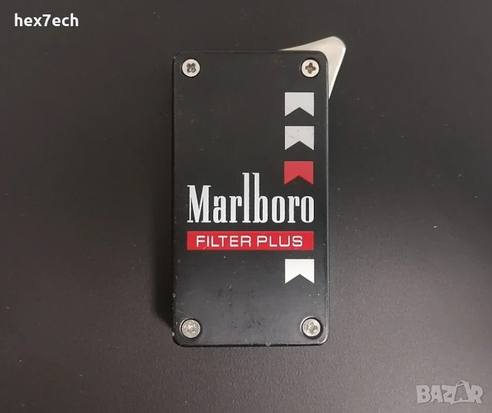 ❤️ ⭐ Метална Запалка Marlboro черна ⭐ ❤️, снимка 1