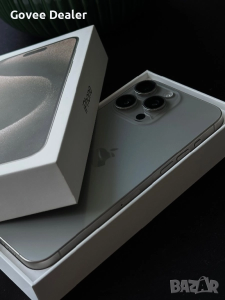 Apple iPhone 15 Pro Max 256GB 89%BH - Natural Titanium, снимка 1
