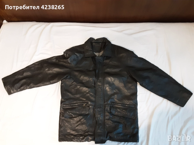 кожено яке черно Rover&Jakes, снимка 1