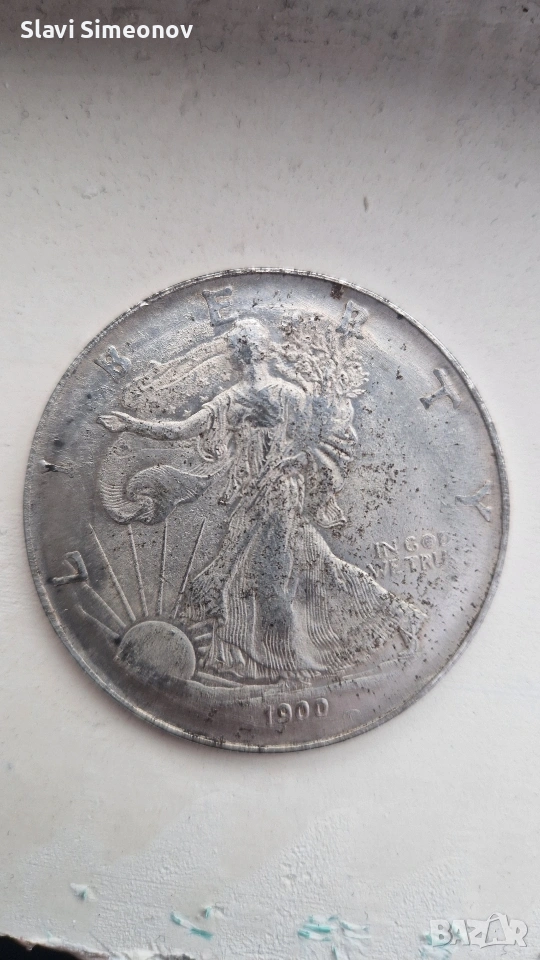 USA. ЕДНА УНЦИЯ от 1990 год, снимка 1