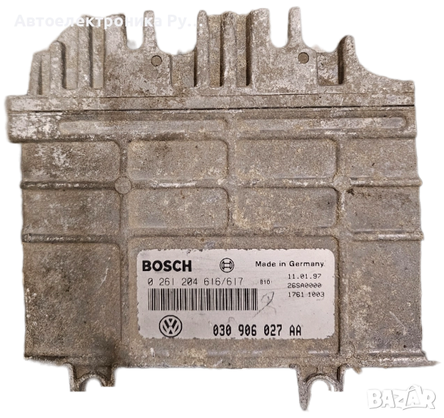 Компютър Двигател за Фолксваген Поло, ECU VW Polo 1.4i, 030906027AA, Bosch 0261204616/617, снимка 1