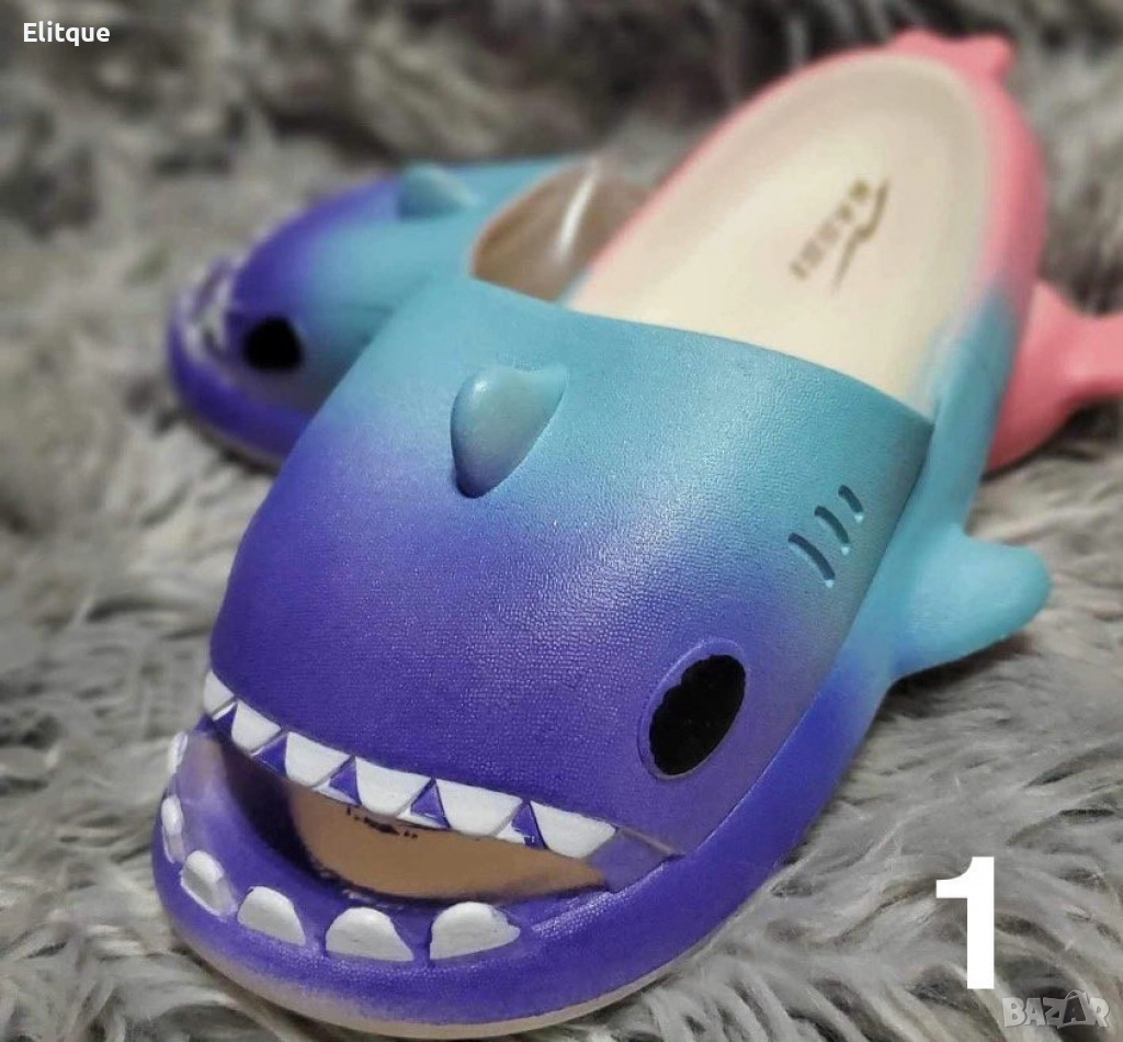 Леки и удобни чехли тип акула за цялото семейство, снимка 1