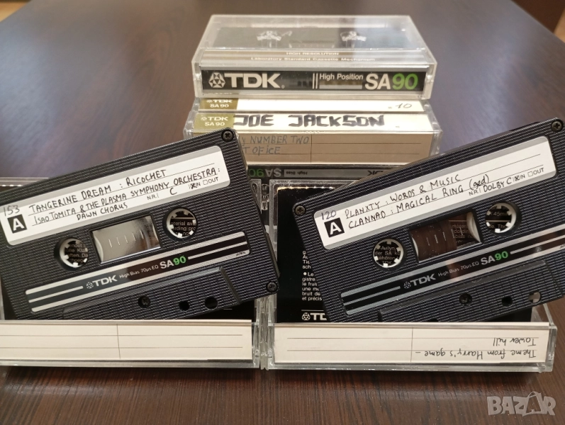TDK SA 90 хромни аудио касети Албуми Лот от 11бр Genesis Alan Parson Project Beatles Vangelis Joe Ja, снимка 1