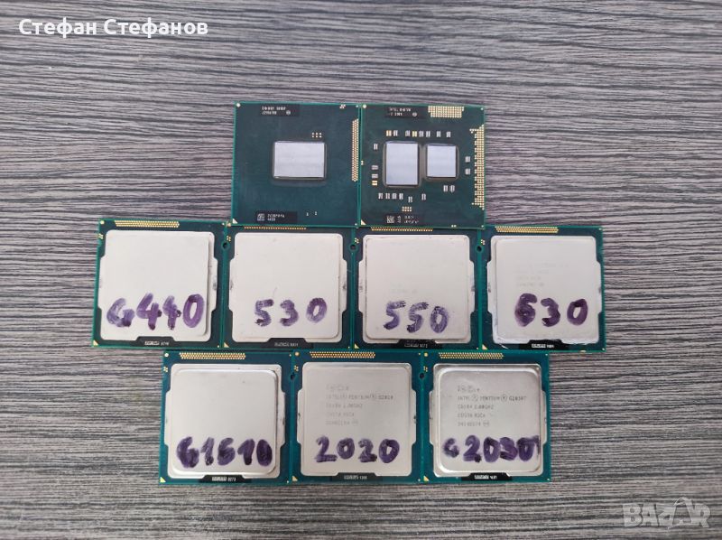 Процесори: i3 380M, i3 2370M, LGA1155 Pentium и Celeron, снимка 1