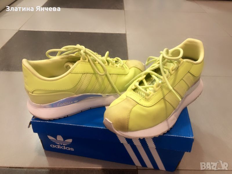 Оригинални Adidas SL Andridge в неоново зелено, снимка 1