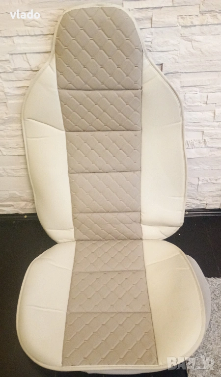 Луксозни кожени калъфи за предни седалки, снимка 1
