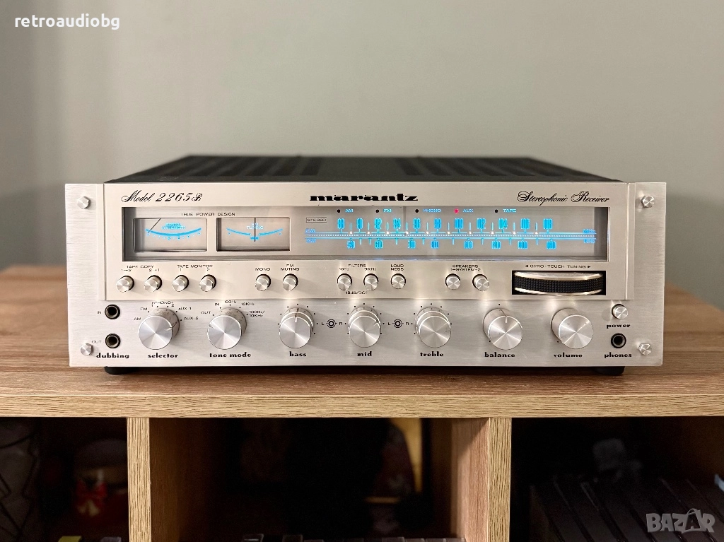 🔉Ретро топ ресивър MARANTZ 2265B - 1977-1980 г. - Made in Japan🔉, снимка 1