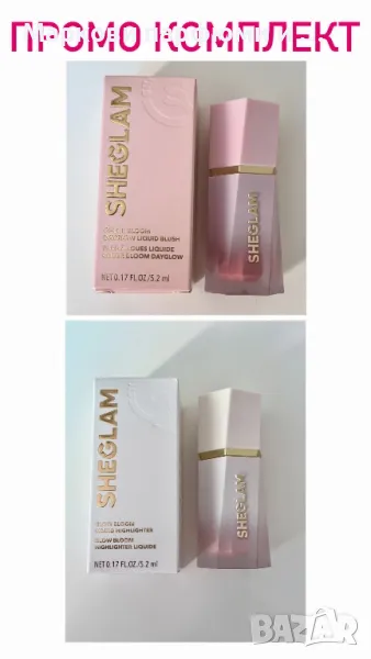 Гримове Sheglam - промо цена на руж и хайлайтър, снимка 1