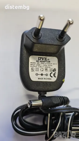 Адаптер DV-07530UP3512  7.5V, снимка 1