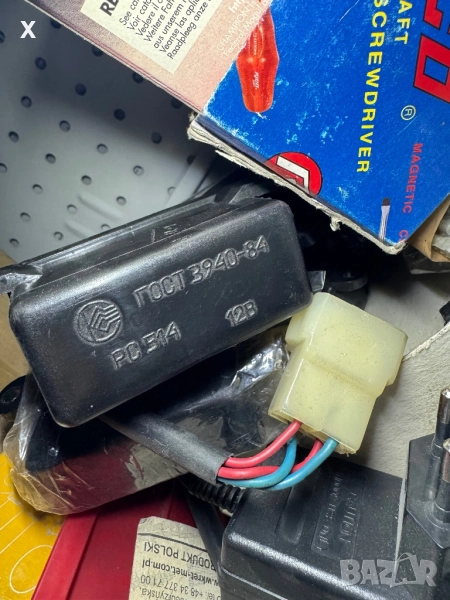 РЕЛЕ ЧИСТАЧКИ РС514 12В ГОСТ 3940-84 РЕЛЕ ЧИСТАЧКИ ВАЗ ЛАДА 2104 2105 2106 2107 ЛАДА НИВА 2121, снимка 1
