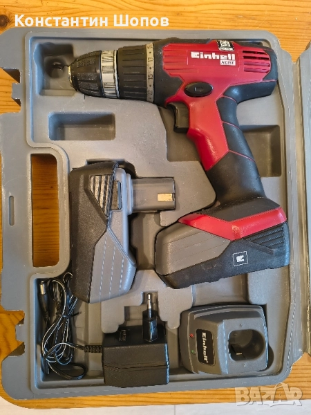 Акумулаторна бормашина Einhell TH-CD 18-2 / 18 V | 1200 mAh | Li-ion , снимка 1