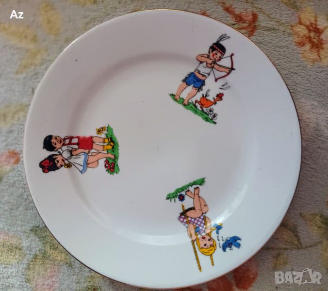 Детска порцеланова чиния , снимка 1