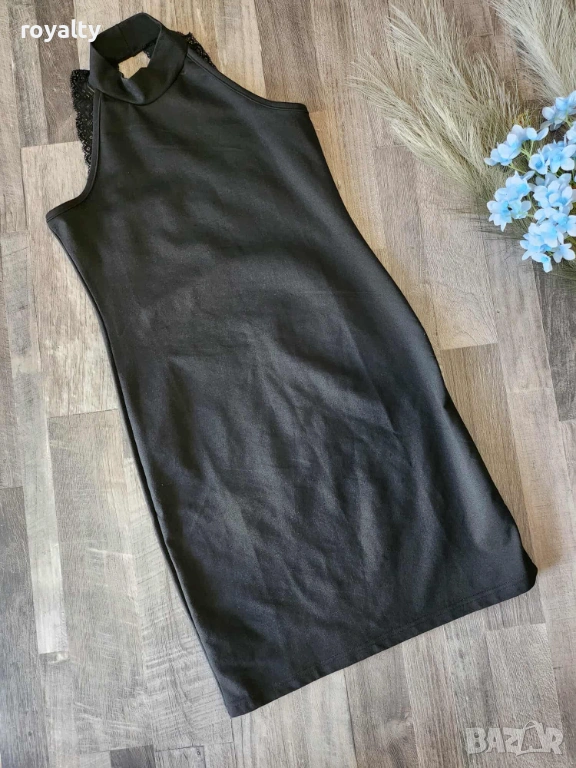 Черна Дамска Рокля Универсален Размер , снимка 1