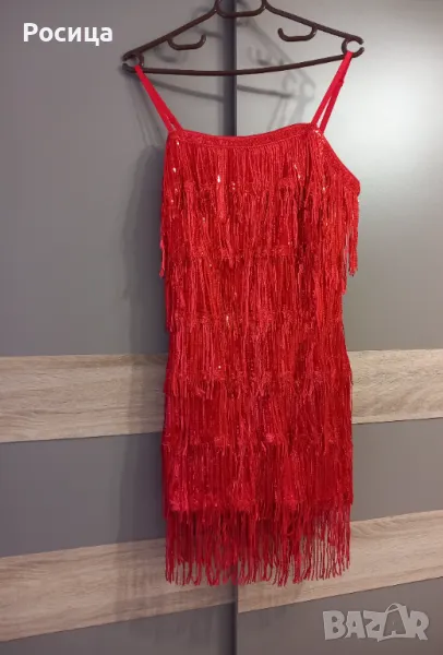 Официална рокля с пайети, снимка 1