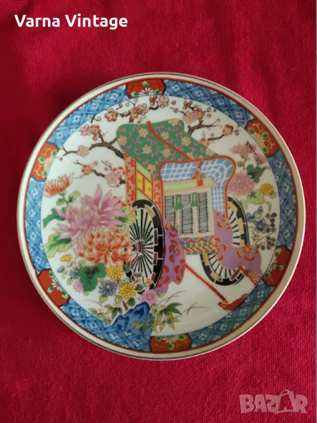 Колекционерска порцеланова чиния. Япония. марк., снимка 1