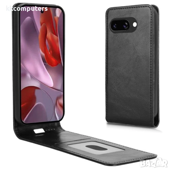 Google Pixel 9a Flip3 Magnetic Кожен Калъф и Скрийн Протектор, снимка 1