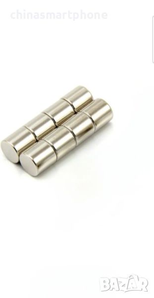 10x10mm неодимов МАГНИТ N52, magnit neodimov, магнити, снимка 1