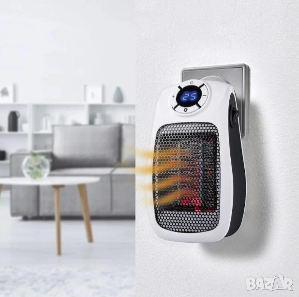 Керамичен нагревател с вентилатор и аеротермичен термостат, снимка 1