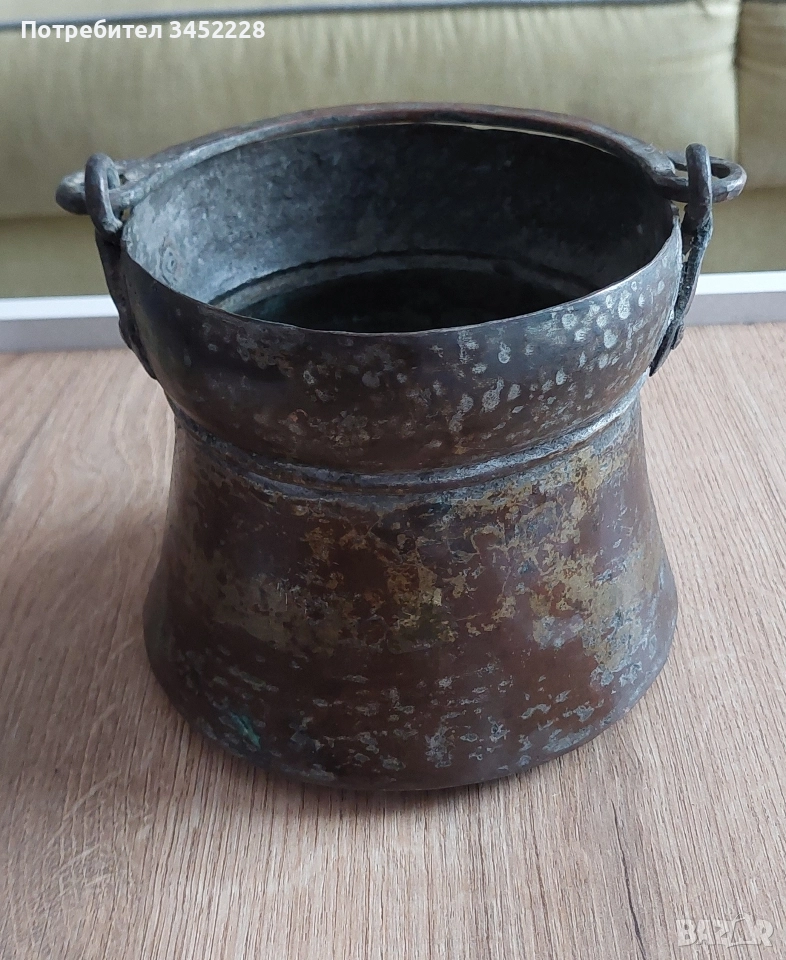 бакърче медно ретро за ценители , снимка 1