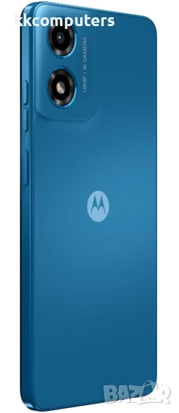 Капак батерия за Motorola Moto G04 / Син Баркод : 142171, снимка 1