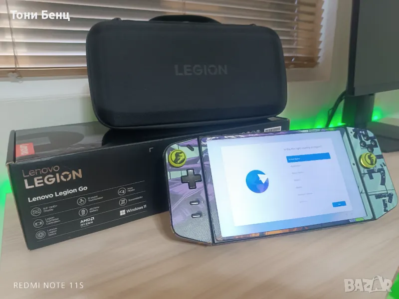 Lenovo Legion Go гейминг конзола + аксесоари, снимка 1