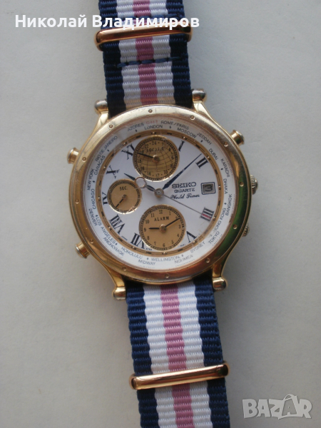 Seiko chronograph Сейко мъжки ръчен японски часовник, снимка 1