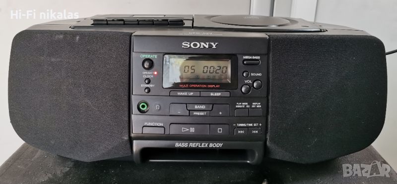 радио касетофон CD player компакт диск SONY CFD-S23, снимка 1