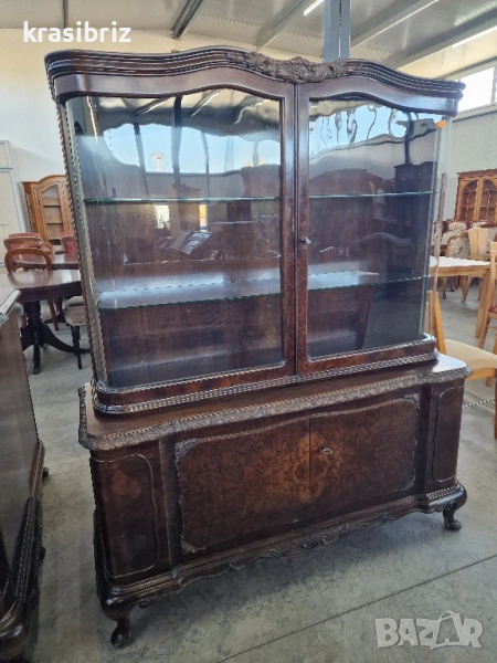 Масивна Барокова Витрина-Внос От Германия , снимка 1