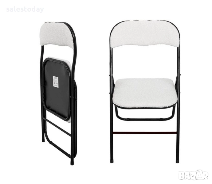 Метален стол, Сгъваем, , снимка 1