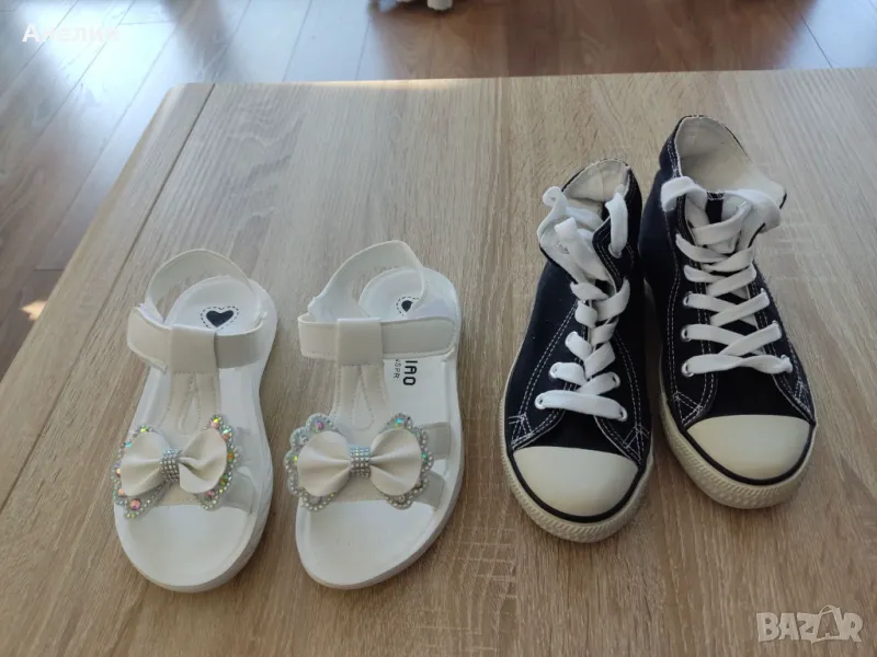 Лотове сандали и кецове за момиченце, снимка 1
