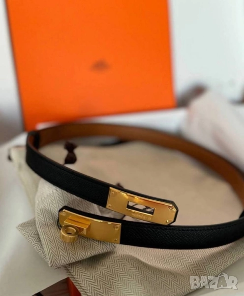 колани от естествена кожа в кутия hermes , снимка 1
