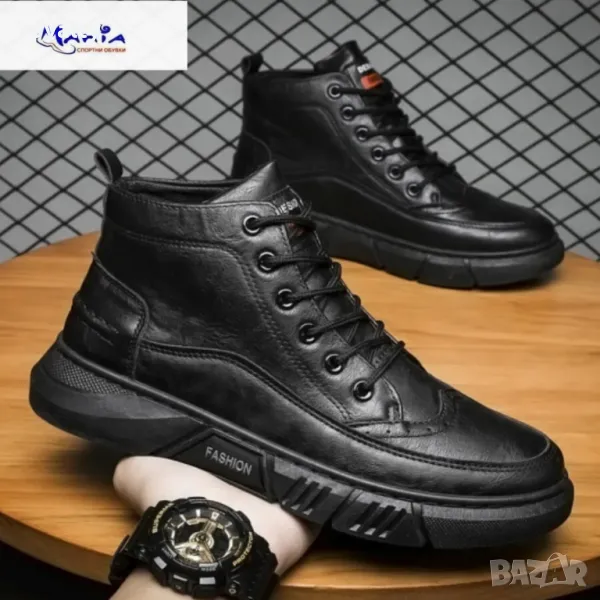 Мъжки боти-кецове с топла вата, снимка 1