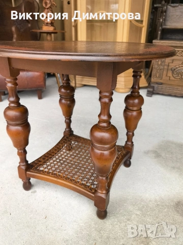 Антикварна чаена маса , снимка 7 - Маси - 53599277