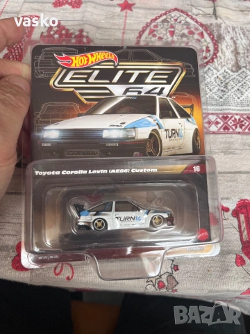 Hotwheels Elite Toyota Corolla Levin AE86