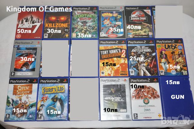 Игри за PS2 Killer 7/Killzone/Ninja Turtles/Crash/NFS Underground/Tony Hawk's/Surf's Up/, снимка 1 - Игри за PlayStation - 44005616