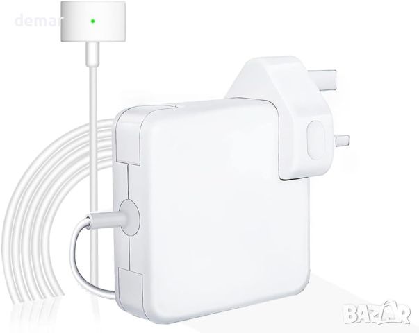 Зарядно устройство за Mac Book Air, 60W с Т-образен накрайник за Mac Book Air 11" и 13", снимка 1 - Друга електроника - 45748813