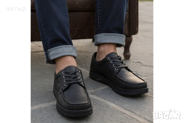 МЪЖКИ ОБУВКИ ЕСТЕСТВЕНА КОЖА код H080-1