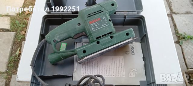 Виброшлайф НОМЕР 46. Bosch PSS22 150W. 13000обор/мин. 93x230мм дъска. Внос от Германия. Работещ., снимка 5 - Други инструменти - 46600404