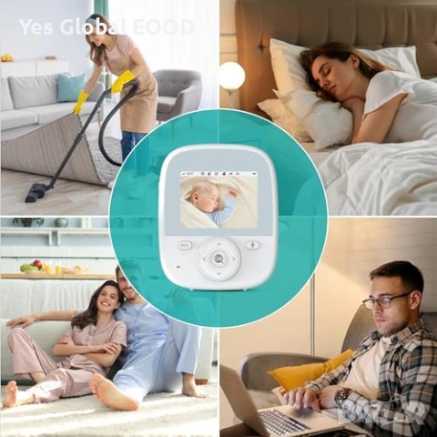 Бебефон 2.8" с камера, звук и нощно виждане, снимка 10 - IP камери - 53443445