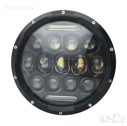 LED Фар 7 инча за вграждане на джип 12V, снимка 2 - Аксесоари и консумативи - 47136627