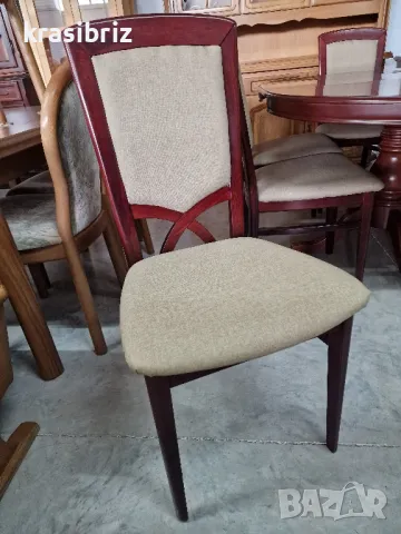 К-т Масивна Трапезна Разтегателна Маса+6 бр.Стола-внос от Германия! , снимка 7 - Маси - 49939892