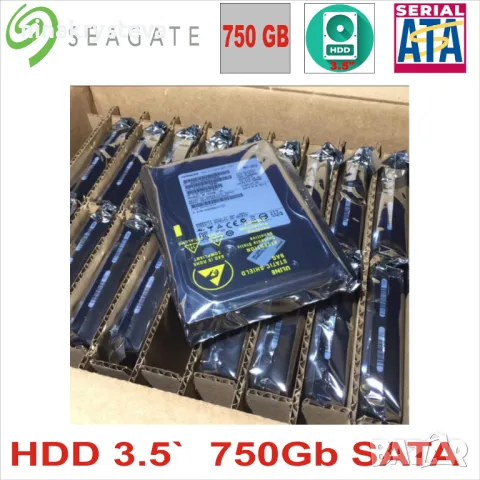 Втора употреба HDD 3.5`  750Gb SATA ТЕСТВАНИ И С ГАРАНЦИЯ, снимка 2 - Твърди дискове - 46904418