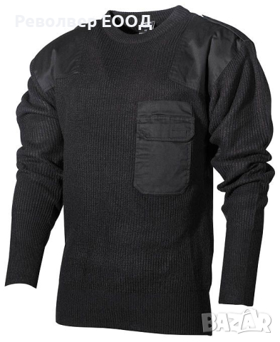 Пуловер "Security" 05601A черен MFH
