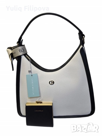 Дамска чанта CHRISBELLA с малко портмоне – Стил и удобство в едно, снимка 5 - Чанти - 50842111