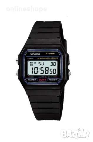 Мъжки часовник Casio F-91W, снимка 1 - Мъжки - 48209818