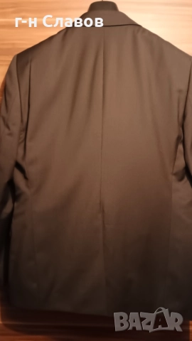 PIERRE CARDIN Paris 100 Wool Slime Fit 56R , снимка 4 - Костюми - 52100859