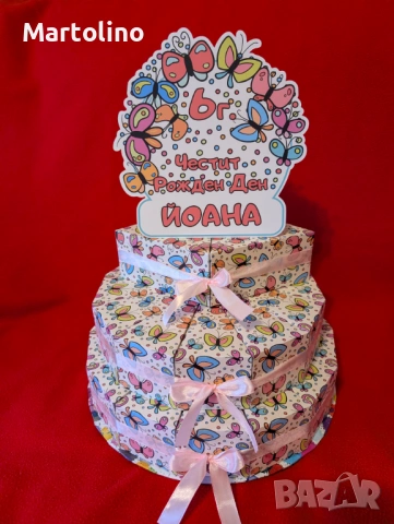 Картонена торта Супер Марио, снимка 14 - Други - 53038113