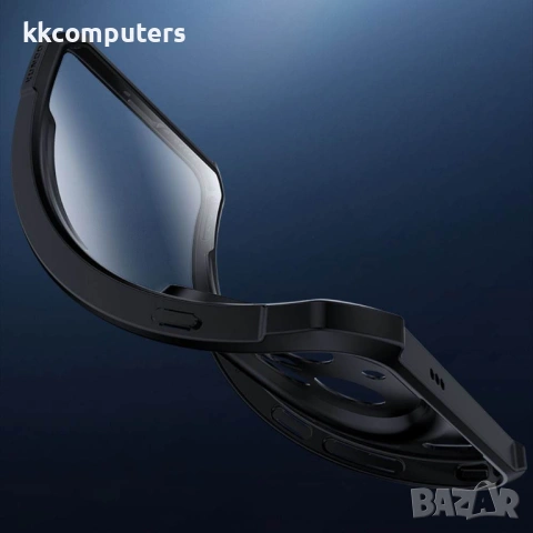 XUNDD Прозрачен Калъф за Samsung S26+ - TPU+Акрил, Airbag, 0.8mm ръбове, Черен, Протектор, снимка 5 - Калъфи, кейсове - 53705683